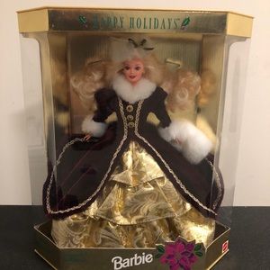 [Mattel] 1996 Happy Holidays Barbie Doll NIB